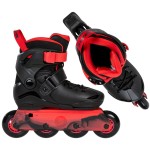 powerslide jet black adj. πατίνια αυξομειούμενα - μαύρο χρώμα μαύρο-κόκκινο, μέγεθος 35-38 19.940705/35 4040333580783