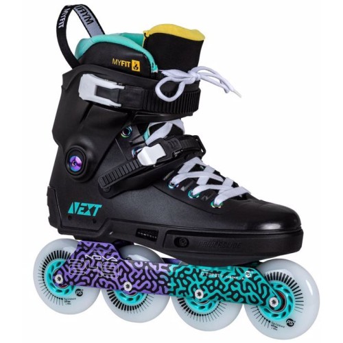 powerslide next multicolor 80 πατίνια - μαύρο χρώμα μαύρο, μέγεθος 46-47 19.908432/46 4040333577806
