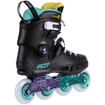 Powerslide Next Multicolor 80 Skates - Black Color Black, Size 46-47 19.908432/46 4040333577806