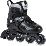 powerslide khaan junior nxt black πατίνια αυξομειούμενα - μαύρο/ασημί 19.940692 4040333565247