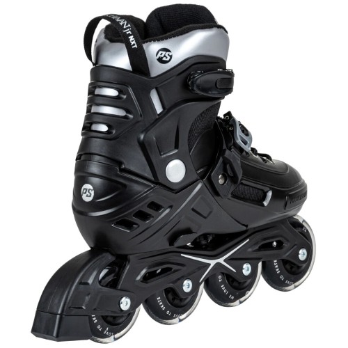 powerslide khaan junior nxt black πατίνια αυξομειούμενα - μαύρο/ασημί 19.940692 4040333565247