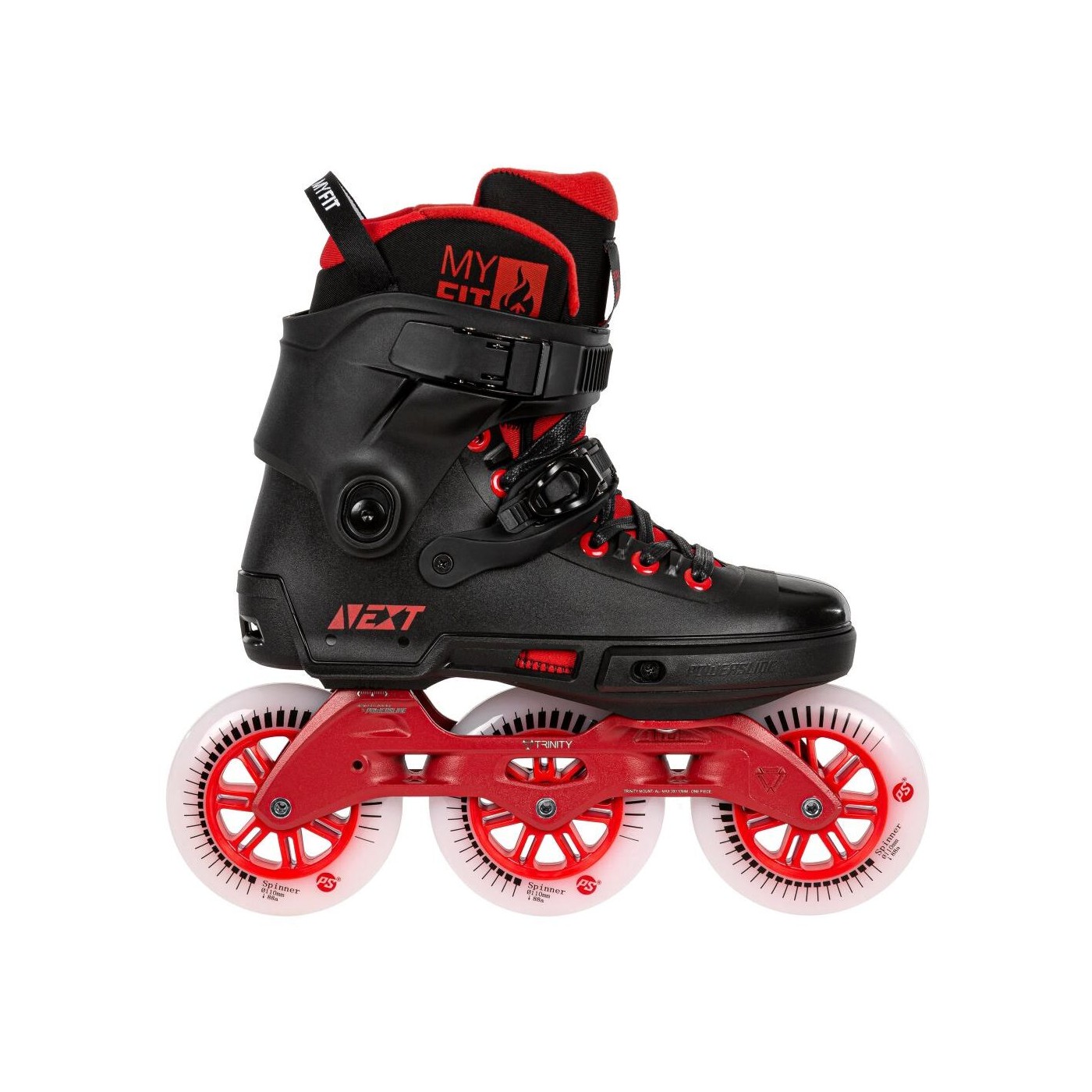 Powerslide next black red 110 urban πατίνια - Red χρώμα Red, μέγεθος 38-39