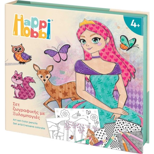 As company Happi Hobbi happihobbi art ξυλομπογιές πριγκίπισσες για 4+ χρονών 1038-21048 5203068210489
