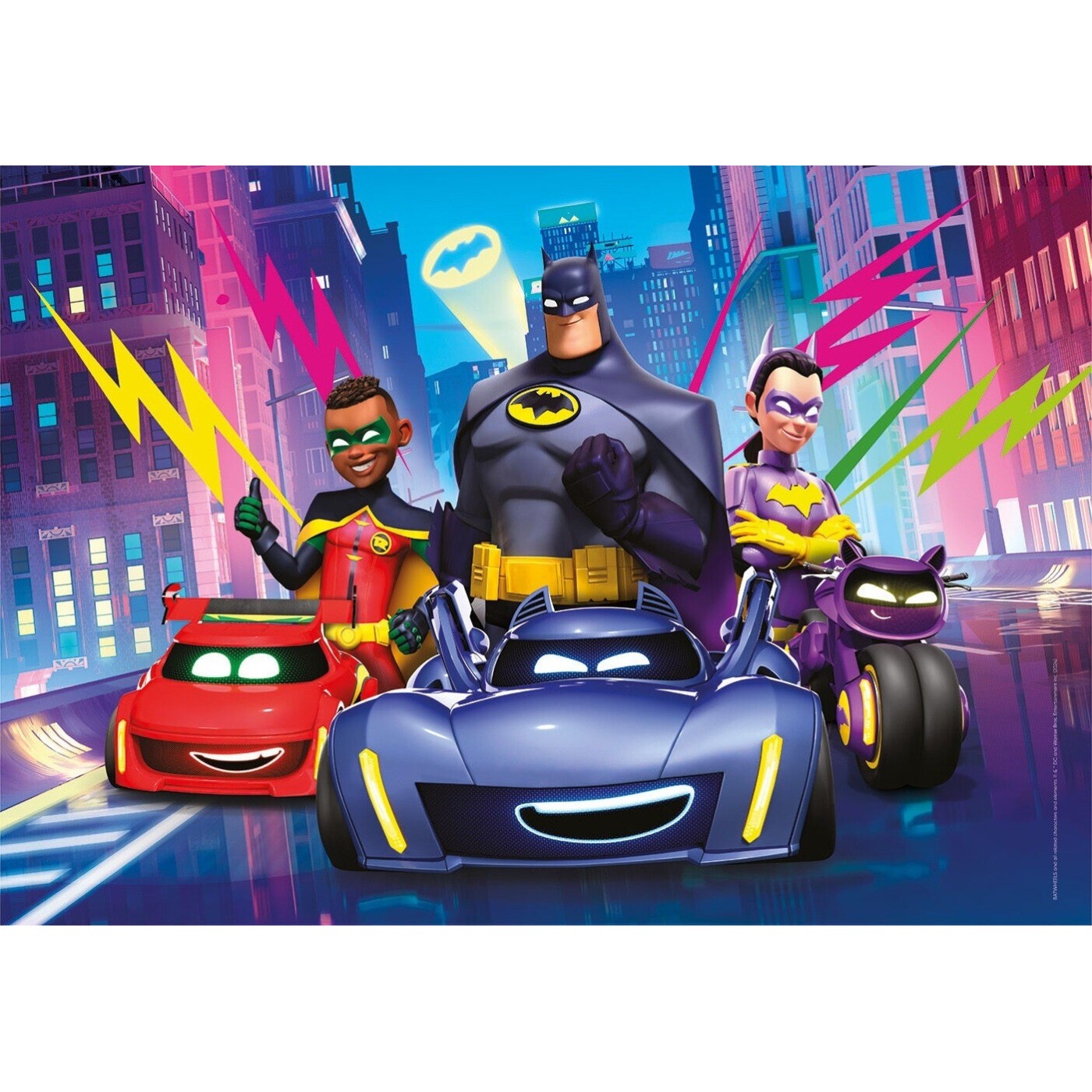 DC The Batman Clementoni Children's Maxi Supercolor Batwheels 104 pcs ...