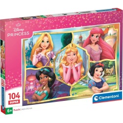 Clementoni Children's Super Color Disney Princesses 104 pcs 1210-25056 8005125250561
