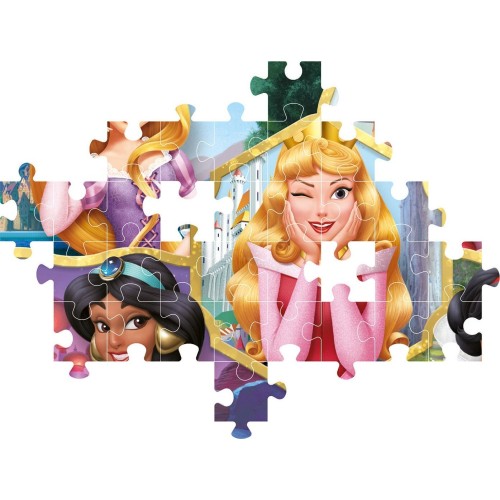 clementoni παιδικό παζλ super color disney princesses 104 τμχ 1210-25056 8005125250561