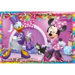 Disney Minnie Mouse clementoni παιδικό παζλ super color disney minnie 104 τμχ 1210-25055 8005125250554