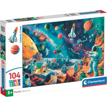 Clementoni Children's Super Color Cosmic Crew 104 pcs 1210-25036 8005125250363