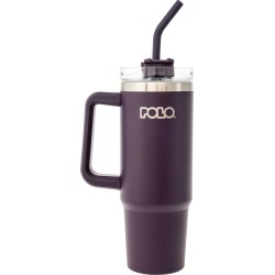 POLO  thermo mug inox 900ml-eggplant-μελιτζανι 949023-4800 5201927138981
