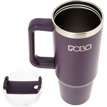 POLO  thermo mug inox 900ml-eggplant-μελιτζανι 949023-4800 5201927138981