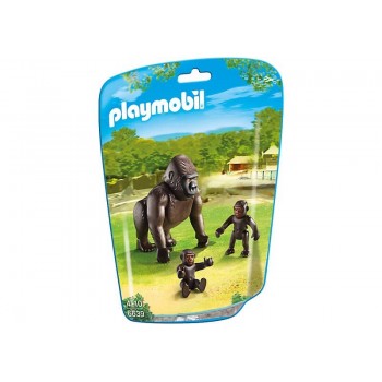 Playmobil Γορίλλας Με Τα Μωρά Του 6639 4008789066398