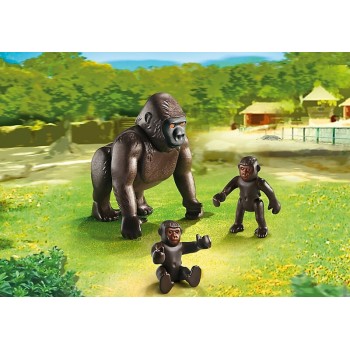 Playmobil Γορίλλας Με Τα Μωρά Του 6639 4008789066398