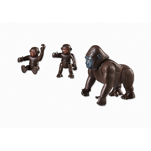 Playmobil Γορίλλας Με Τα Μωρά Του 6639 4008789066398