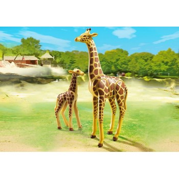 Playmobil Καμηλοπάρδαλη Με Το Μωρό Της 6640 4008789066404