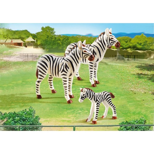 Playmobil Οικογένεια Από Ζέβρες 6641 4008789066411