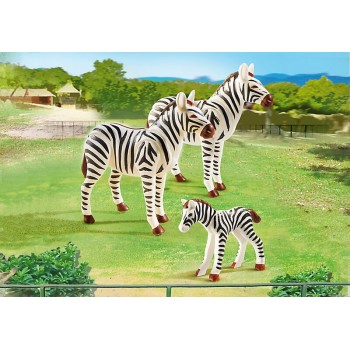 Playmobil Οικογένεια Από Ζέβρες 6641 4008789066411