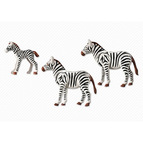 Playmobil Οικογένεια Από Ζέβρες 6641 4008789066411
