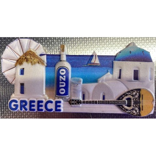 OEM Magnet Greece - Ouzo Bouzouki Island 43092 5206021075361