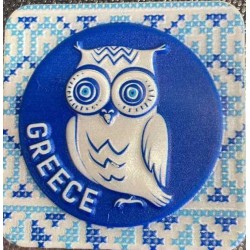 OEM Μαγνητακι Ελλαδα - Μωσαϊκό Κουκουβάγια 43131 5206021123369