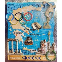 OEM Magnet Greece - Map Of Greece 43103 5206021075484