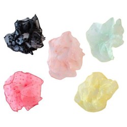 Azure accessories Scrunchie Elastic Transparent Fabric XA-0132 5200419210952