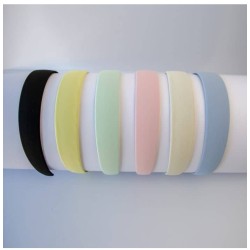 Azure accessories Satin Hair Ties In Various Colors - 1 Pc. XA-0112 5200419210754