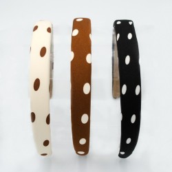 Azure accessories Hair Stick Two-Tone Polka Dots Various Colors - 1 Pc MA-0477 5200419207976