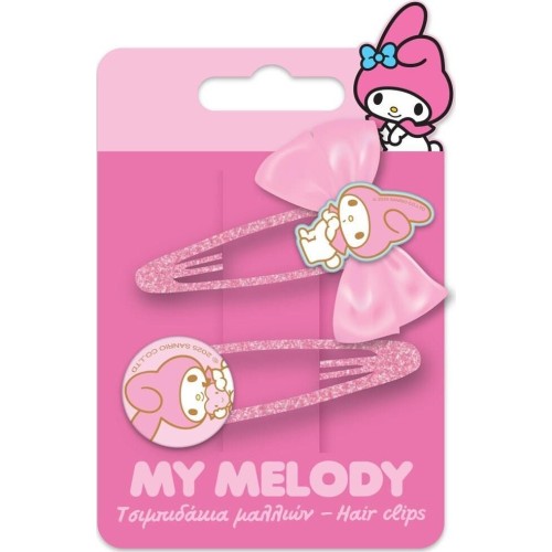 Diakakis imports Τσιμπιδάκια Μαλλιών Σετ 2Τεμ My Melody 000490160 5205698752605