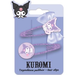 Diakakis imports Τσιμπιδάκια Μαλλιών Σετ 2Τεμ Kuromi 000490154 5205698752544