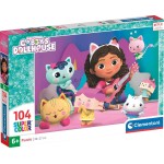 Clementoni Παιδικό Παζλ Super Color Dreamworks Gabbys Dollhouse 104 τμχ 1210-25033 8005125250332