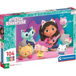 Clementoni Παιδικό Παζλ Super Color Dreamworks Gabbys Dollhouse 104 τμχ 1210-25033 8005125250332