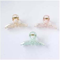 Azure accessories Semi-Transparent Hair Clip - 1 Pc. MA-0569 5200419209543