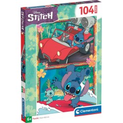 Clementoni Children's Super Color Disney Stitch 104 Pcs 1210-27571 8005125275717