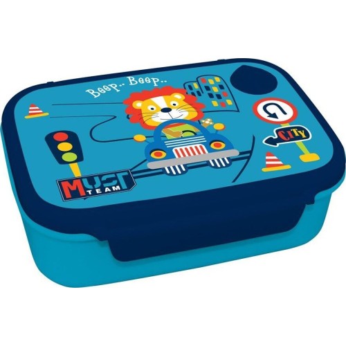 Diakakis imports Lunch Set Must Team Happy Trip Lunch Box -water Canteen Pp 000586465 5205698737046