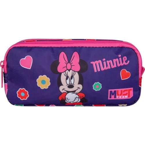 Diakakis imports Σχολική κασετίνα βαρελάκι Disney Minnie Mouse Cutie Must Team 2 θήκες 000565160 5205698757730