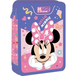 Diakakis imports School Pencil Case Double Filled Disney Minnie Mouse Besties Forever Must Team 000565017 5205698750212