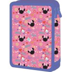 Diakakis imports School Pencil Case Double Filled Disney Minnie Mouse Besties Forever Must Team 000565017 5205698750212
