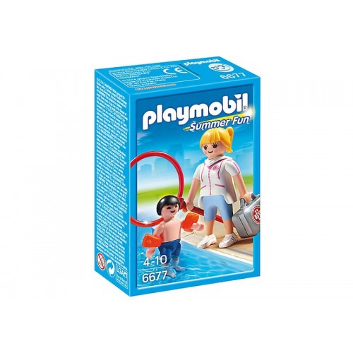 Playmobil Επόπτρια Πισίνας 6677 4008789066770