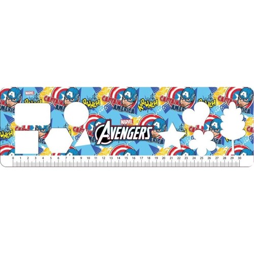 Diakakis imports Marvel Avengers Painting Blog Captain America 23X33 40 Sheets Stickers - 1 Pc 000506305 5205698748431
