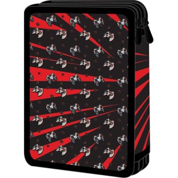 Diakakis imports School Pencil Case Double Filled Must Team Let's Play 000586331 5205698732997