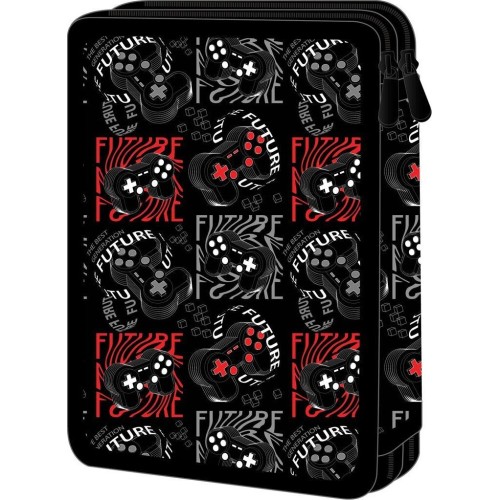 Diakakis imports School Pencil Case Double Filled Must Team Gamer 000586330 5205698732973