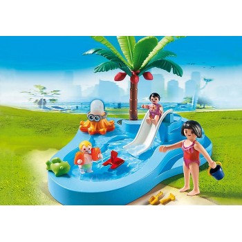 Playmobil Πισίνα Για Μωρά Με Τσουλήθρα 6673 4008789066732