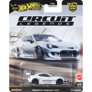 Mattel Hot Wheels Premium Car Culture Circuit Legends Pandem Subaru BRZ 1:64 Scale Collectible Toy Vehicle FPY86 / JBK64 1947352
