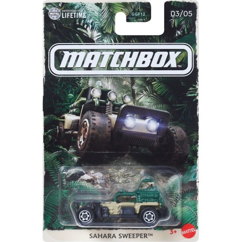 Mattel Matchbox Die-Cast 1:64 Scale Toy Car Or Truck, SAHARA SWEEPER GGF12 / JCG60 194735270378