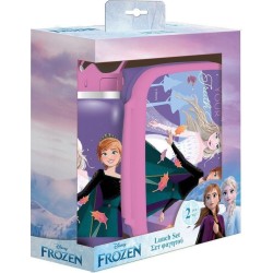 Diakakis imports Lunch Set Disney Frozen Lunch Box -water Canteen Stainless Steel 500ml 000564406 5205698673580
