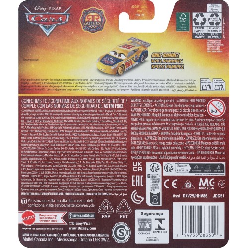 Disney Cars Mattel Cars Die-Cast Singles - Rr Cruz Ramirez  DXV29 / JDG51 194735283606