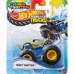 Mattel Hot Wheels Color Shifters Monster Trucks 1:64 , 1 Toy Truck Changes Colors In Water  Night Shifter HGX06 / JDV87 19473528