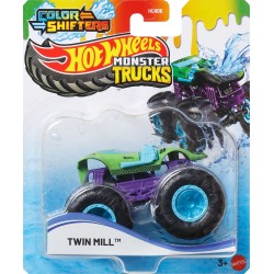 Mattel Hot Wheels Color Shifters Monster Trucks 1:64 , 1 Toy Truck Changes Colors In Water Twin Mill HGX06 / JDV94 194735289356