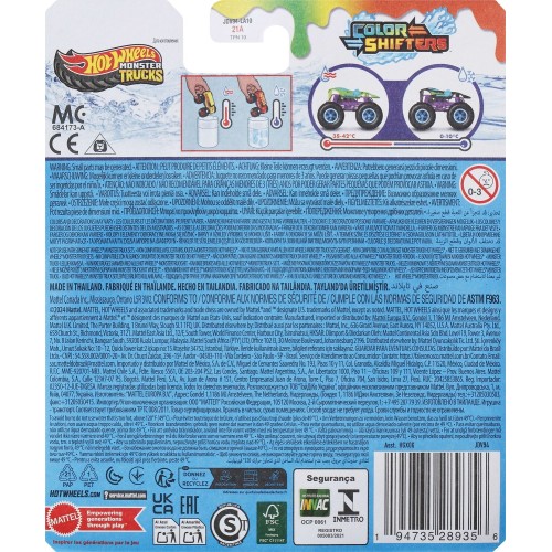 Mattel Hot Wheels Color Shifters Twin Mill HGX06 / JDV94 194735289356