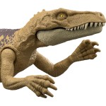 Mattel Jurassic World Rebirth Strike Attack Herrerasaurus Dinosaur Toy, Single Strike Action, Authentic & Posable JGB77 / JGB81 
